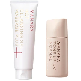 Manara Hot Cleansing Gel 200g & Tone Up UV Normal 30ml Set