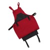 Gardening Apron Dark Red 210D PVC Waterproof Fabric Regulable Straps