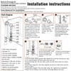 Tip-Toe Tub Drain, Bathtub Drain Replacement Kit, with 2 Hole