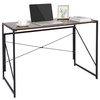 Saicool Folding Computer Desk 39" Writing Computer Desk Space Saving