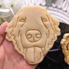 Drukowanko Great Pyrenees Face Head Body Animal Pet DoggoTerrier Dog Breed Cookie Cutter - Normal - 10x9cm Regular Cutter