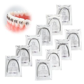 100 piezas Arcos niti,Archwire Niti Dental,arcos Para Ortodoncia. | Ortodontic Wires,Archwire Dental De Aleación Níquel Titanio Para Tratamiento De Or