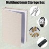 SUMTree 3 x Storage Boxes with Lid for Remote Controls,