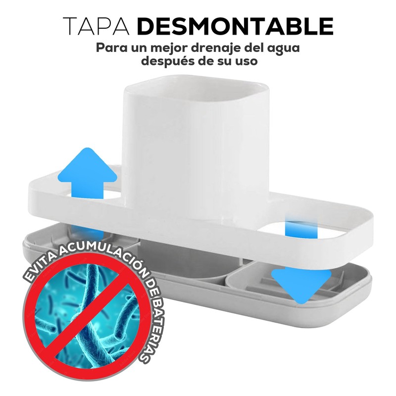 FSY FASILYT Set 3 Accesorios de Baño | Multifuncional |