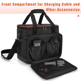 Trunab Generator Bag, Compatible with Jackery Explorer 160/240/300, Travel Bag for Portable Power Station with Pockets