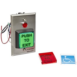 Securitron PB2 Series Push to Exit Button
