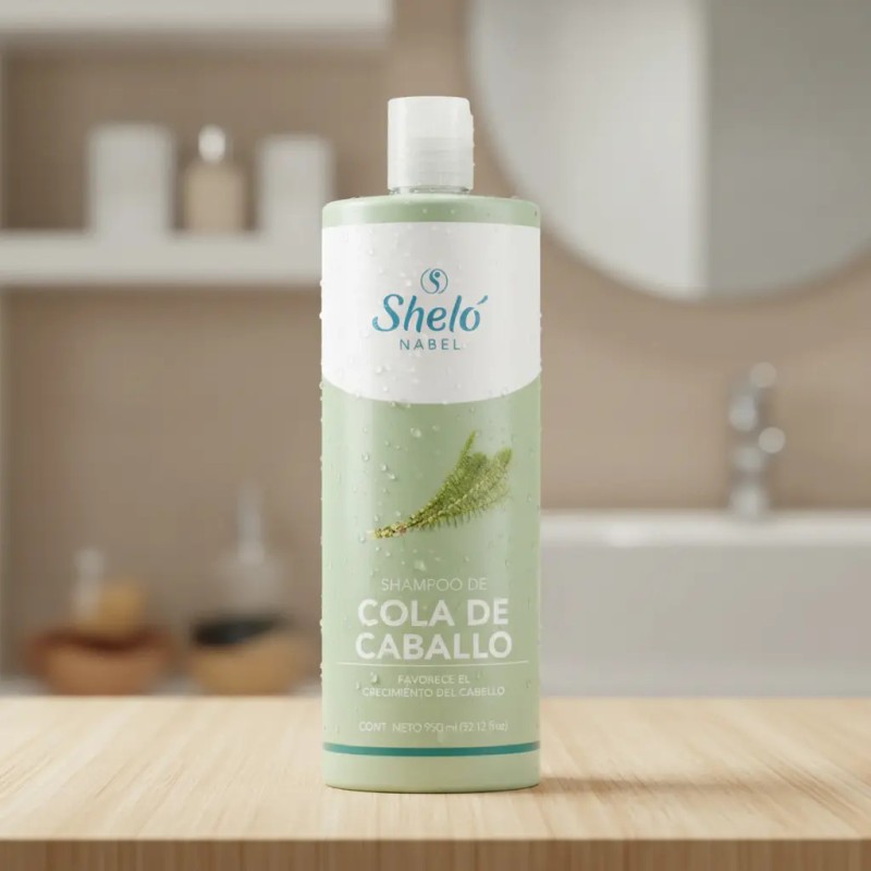 Shampoo Cola Caballo 950ml Crecimiento Shelo Nabel