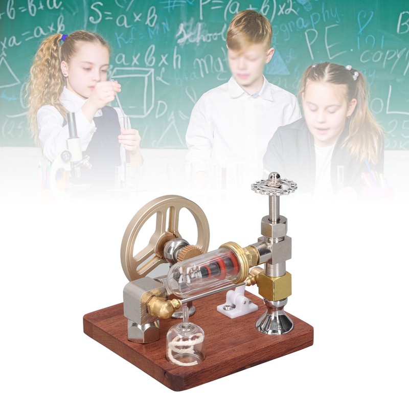 Adjustable Speed Stirling Engine Model Hot Air External Combustion Engine