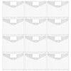 Pack of 12 A4 Document Folders, Document Wallets, Waterproof with