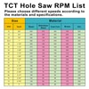 1-3/4''(45mm) Hole Saw Kit with Drill Bits, Tungsten Carbide Hole