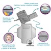 Cambiador para Bebe Portatil, Impermeable Cambiador de Pañales, Cambiador con