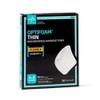 Medline Optifoam Thin Adhesive Foam Dressing, 4" x 4", Ideal