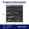 Art3dwallpanels 33 Pack 3D Wall Panels - Elegant Wave Textured
