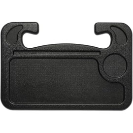 3 in 1 Car Steering Wheel Desk,Steering Wheel Tray for Laptop Car Mount with Pen Holder，Food Desk with Drink Holder,Multipurpose Travel Car Accessories (Black,16.61“ x 11.2”)