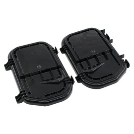 Doo Engy Protective Cap Front Headlight Dust Cover Rear Cover Headlight Seal Black Front Left and Right for A6 C6 4F 2004-2011