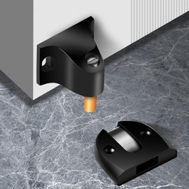 Doorstops for Inside Door,Door Stopper Door Stop Sound Dampening - Non-Magnetic Door Catch Zinc Alloy, Mechanical Door Holder Windproof Doorstops for Bedroom Kitchen