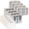 12 Pcs Packing Cubes for Suitcase Travel Luggage Bags Bulk