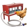 Automatic Chicken Waterer, Multi-Side Drinking Holes and Detachable Legs