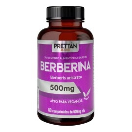 Berberina Prettan Suplemento Nivelador De Azúcar 500mg Berberina