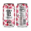 Just Ice Tea, Raspberry Flavored Black Iced Tea, 12-Pack (12oz