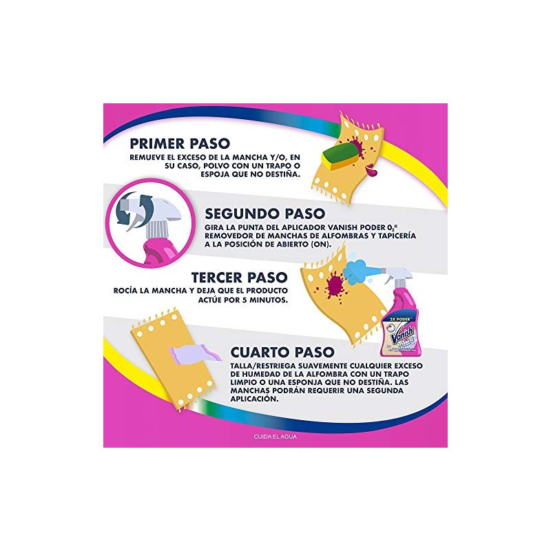 Vanish Quitamanchas para Alfombras, Tapicerías y más, 650ml
