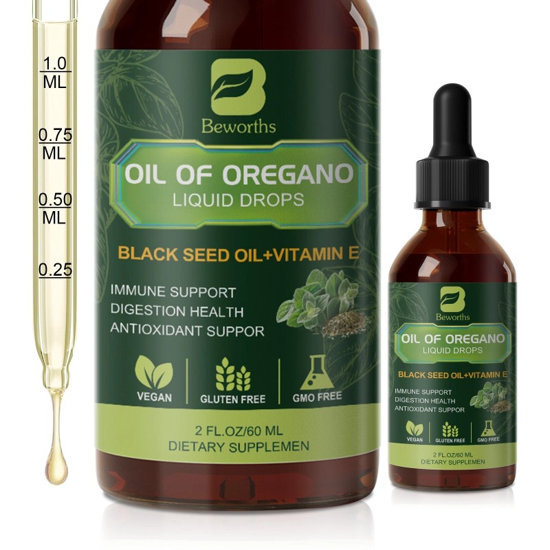 Beworths Oil of Oregano - Pure Wild Mediterranean Minimum 84%