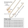 PROSILVER Women's Fine Rolo Chain 925 Sterling Silver Chain 1.1