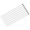 sourcing map Straight Ejector Pins, 1mm(0.04") Dia. 65Mn Steel Round