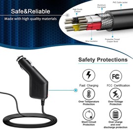 KONKIN BOO Replacement Charger CAR Adapter Charger DC for Wagan EL4320 Brite-Nite R600 LED Spotlight Lantern 1000 Lumen LED Handheld Light