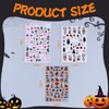 Halloween Nail Art Stickers Decals - 6 Sheets Pumpkin Ghost