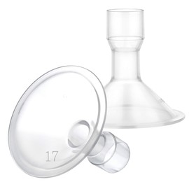 Maymom MyFit 17mm Shield (2pc) Compatible w Maymom Widemouth Connector Not Original Spectra S2 Accessories Spectra S1 Not Original Spectra Pump Parts Spectra Flange
