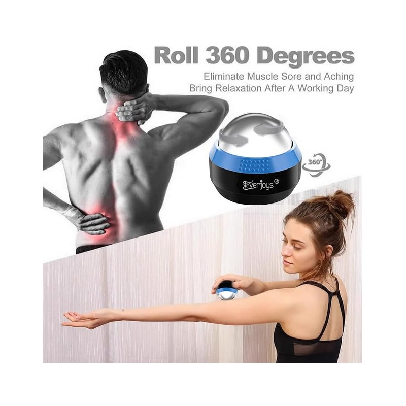 Massage Ice Roller Ball Cold & Heat Therapy Tissue Relief
