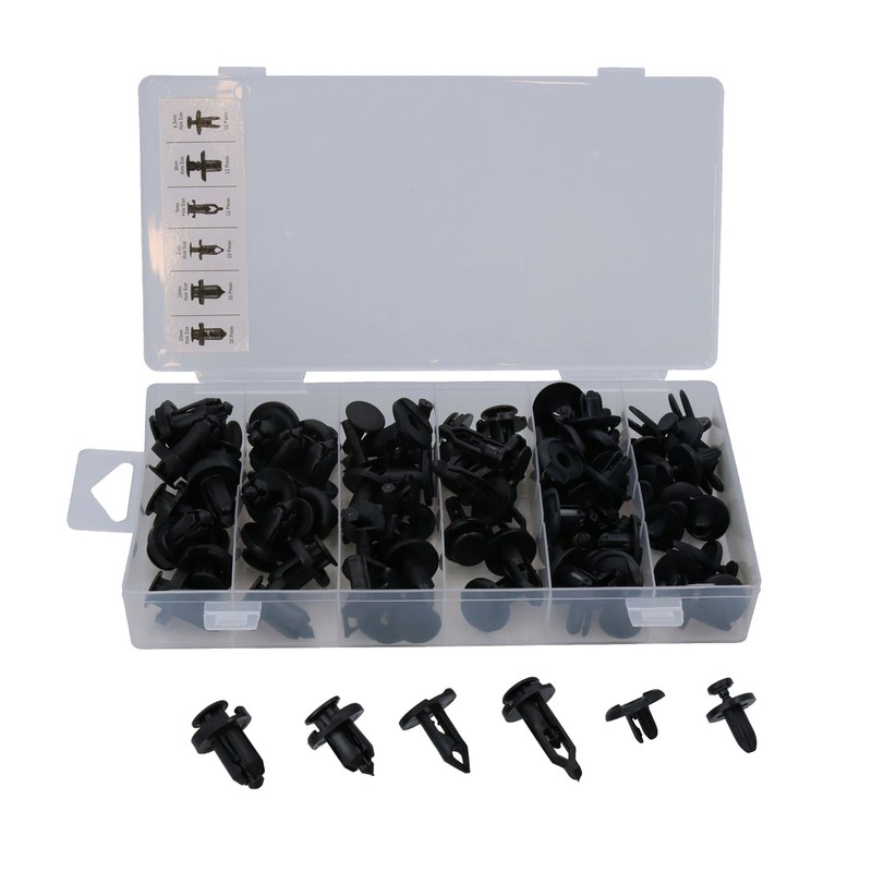 Push Pin Clip Assortment fasteners Car Body Trim fenders Bumpers