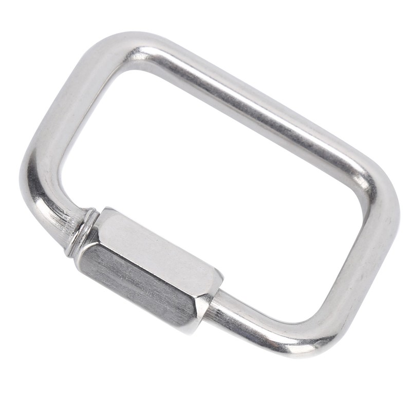 Chain Link Stainless Steel 4‑Corner Multifunctional Connection Buckle for Outdoor