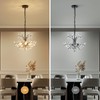 WUZUPS Crystal Chandelier Pendant Flushmount Ceiling Light Modern Lighting Fixture