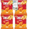 Crispy Thin Double Cheese Snack Bundle, 65g, 4 Pack -
