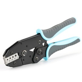 YMYP Crimping Tool for Delphi APTIV Weather Pack Terminals or Metri-Pack Connectors - AWG 18-13 (1.0-2.5mm²) with Chrome-Moly Steel Wire Cutting Jaw - One Cycle Crimping - Ratcheting Wire Crimper