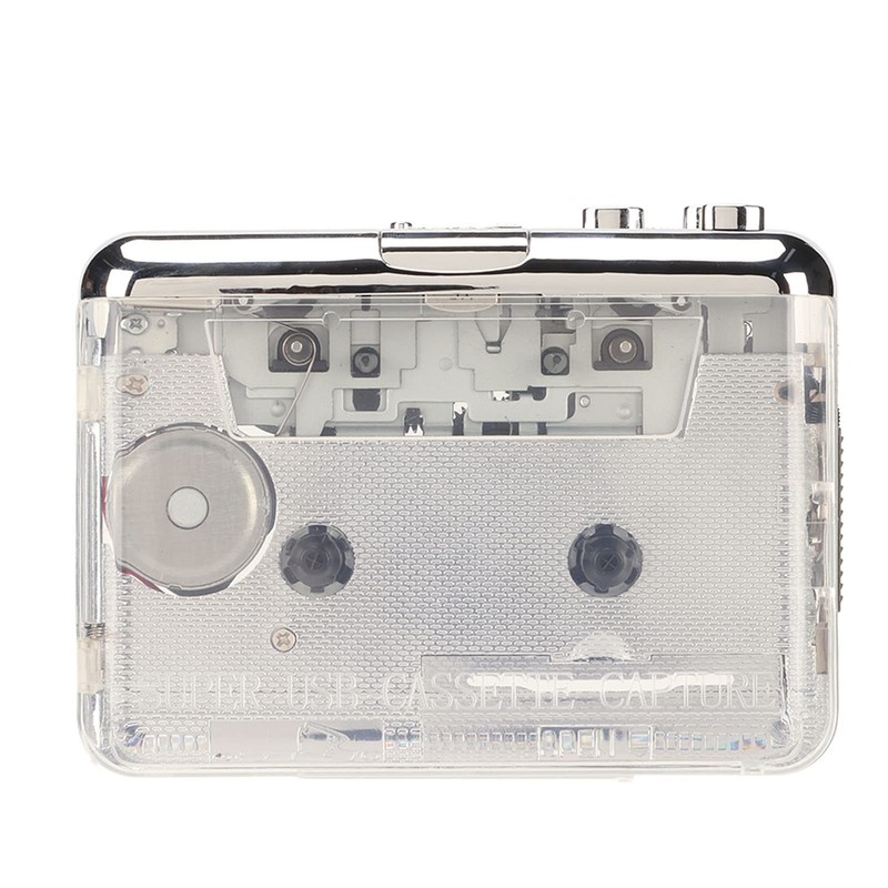Cassette Tape Player, USB Connection, MP3 Conversion, Stereo Compatible, Recording