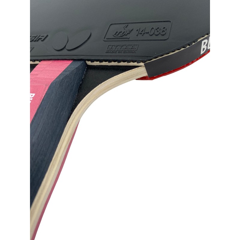 Butterfly Timo Boll Ruby Table Tennis Bat, ITTF Certified Pan