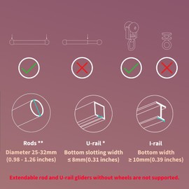 [Upgraded Version] Aqara Smart Curtain Motor E1 (Rod Version, 1 Pack), Requires AQARA Zigbee 3.0 HUB, Not Support Hubs from Other Brands, Support HomeKit, Alexa and IFTTT