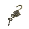 Coshar Retro Mini Padlock with Key Jewelry Box Storage Box