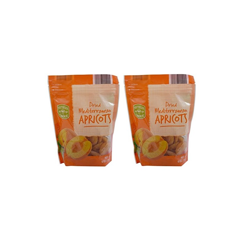 Dried Mediterranean Apricots 2 Packs Each 6 Oz
