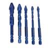5Pcs Crooked Head Eccentric Drill Special High Strength Twist Bit