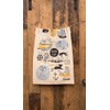SeaSalt Ships Cat and First Mate Cotton Tea Towel