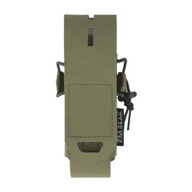 Tactical Pouches Flashbang Pouch Molle Flashlight Holder Magazine Pouch Portable Multiuse Tool Pouches for Duty Belt Vest Backpack (RG)