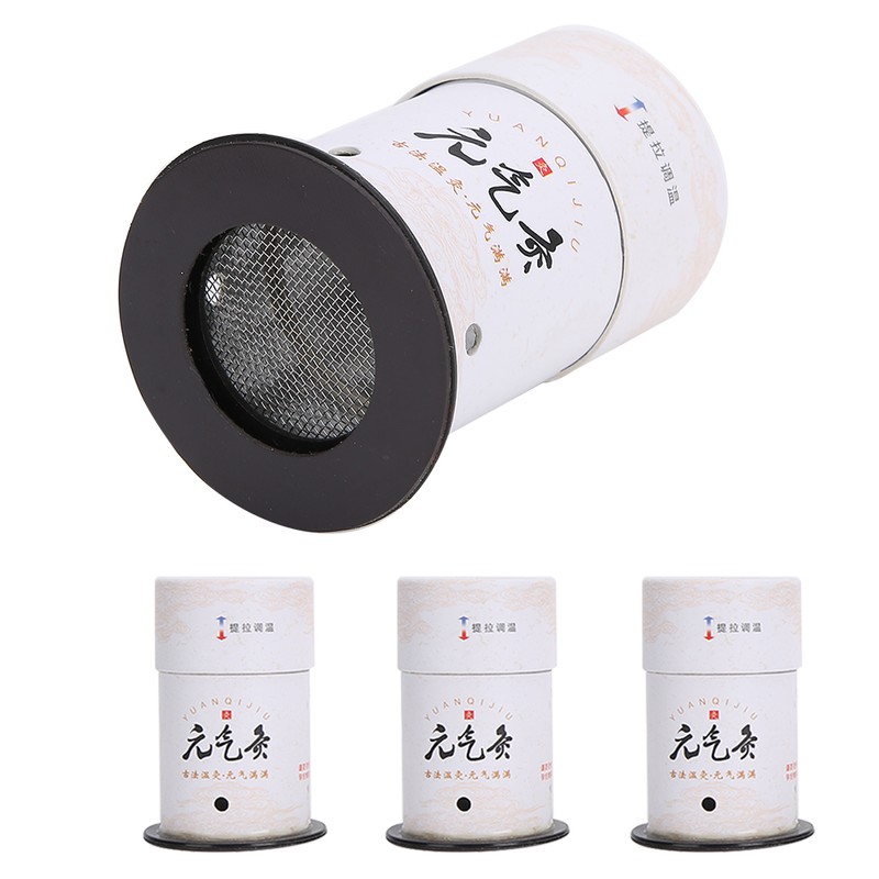 4pcs Smokeless Moxa Tube Acupuncture Massage Moxibustion Roll BoxTool