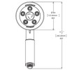 Speakman VS-3010-E2 Neo Anystream Handheld Shower Head, 2.0 GPM, Polished