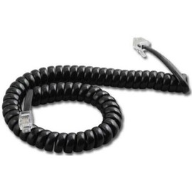 NEC DSX 9ft. Black Handset Cord Curly Coil For 24B 48B Business Telephones