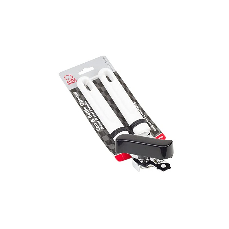 Chef Craft Basic Stainless Steel Can Bottle Opener, 8 inches