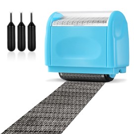 Confidential Roller Stamp,Identity Theft Stamp,Identity Guard Roller Stamp Wide Rolling Security Stamp,Secure Confidential ID Security,Anti Theft and Privacy Safety (Small Size (Big Blue+3 Refills)